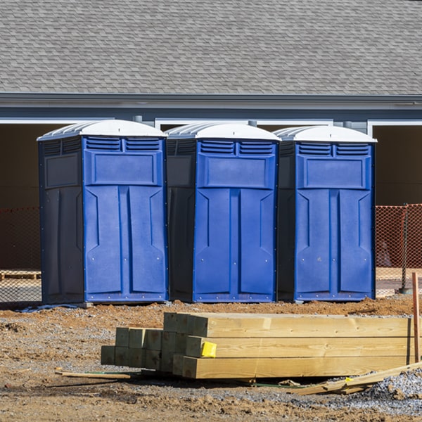 do you offer hand sanitizer dispensers inside the portable restrooms in Greenwood Maine